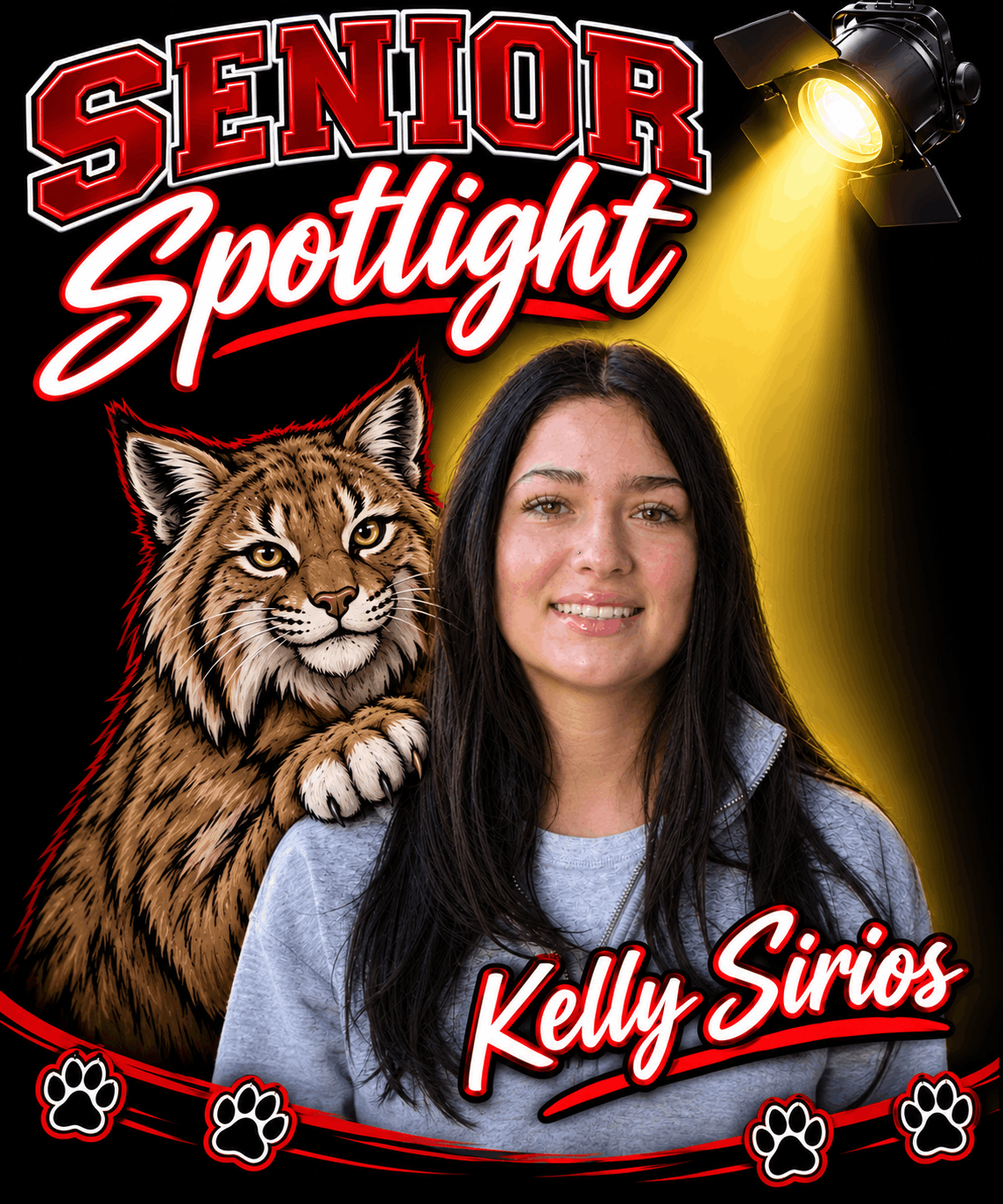 Sept Senior Spotlight - Kelly Sirios